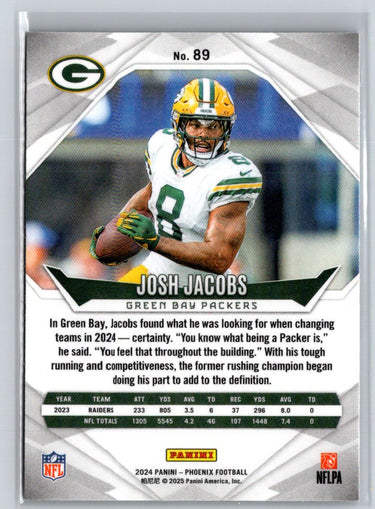 2024 Panini Phoenix #89 Josh Jacobs International J18
