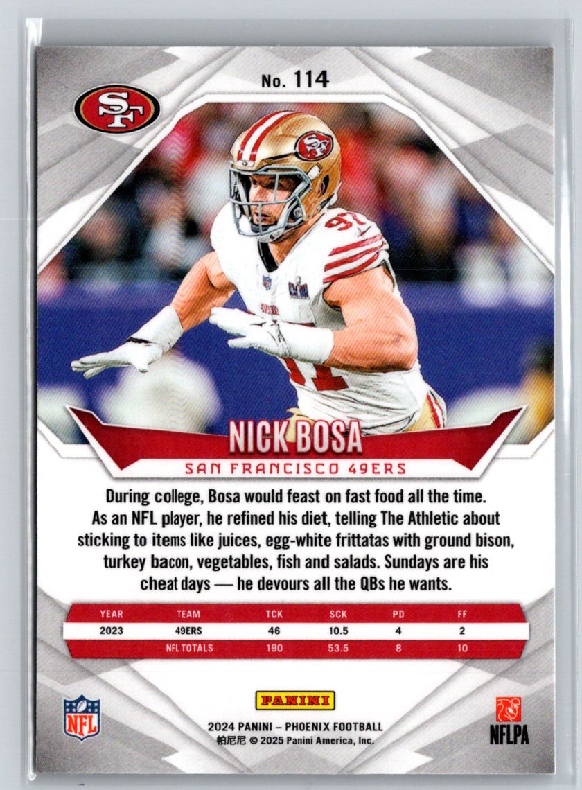 2024 Panini Phoenix #82 Joey Bosa International J18