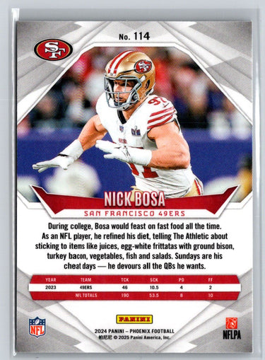 2024 Panini Phoenix #82 Joey Bosa International J18