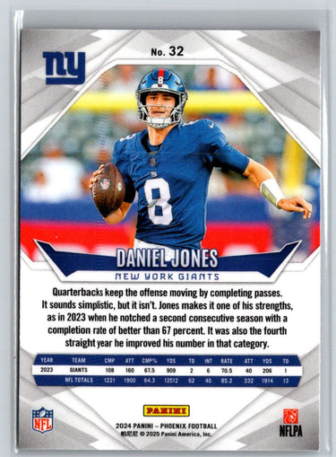 2024 Panini Phoenix #32 Daniel Jones International J19