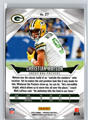 2024 Panini Phoenix #27 Christian Watson International J19