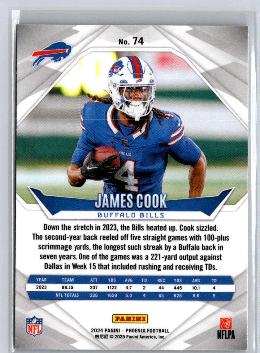 2024 Panini Phoenix #74 James Cook International J19