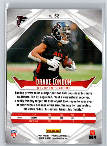 2024 Panini Phoenix #52 Drake London International J19