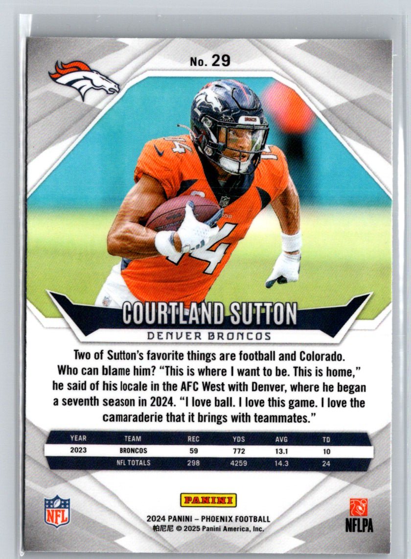 2024 Panini Phoenix #29 Courtland Sutton International J20