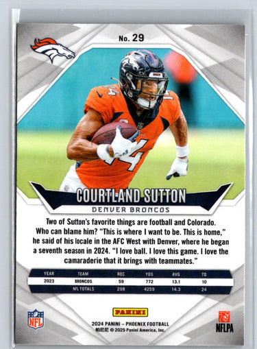 2024 Panini Phoenix #29 Courtland Sutton International J20