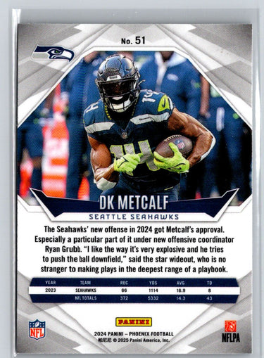 2024 Panini Phoenix #51 DK Metcalf International J20
