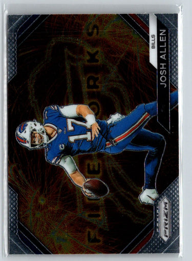 2023 Panini Prizm #F-4 Josh Allen Fireworks J21