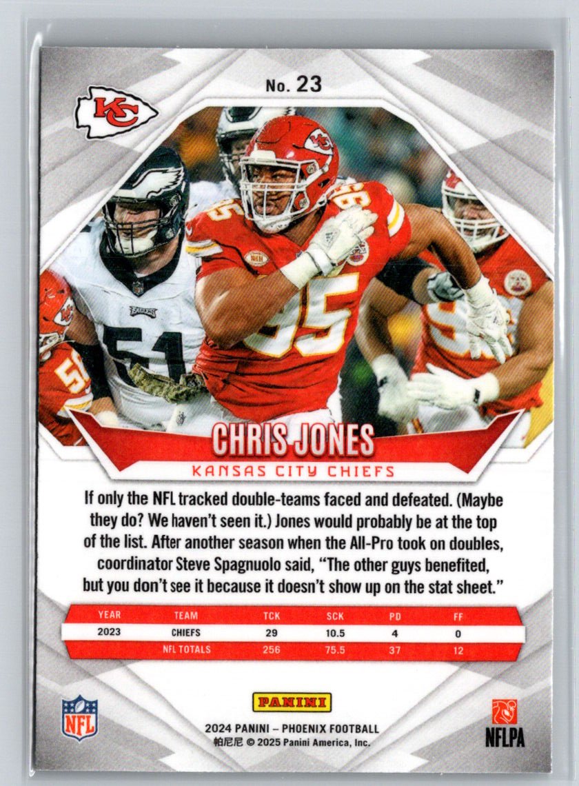 2024 Panini Phoenix #23 Chris Jones International J21