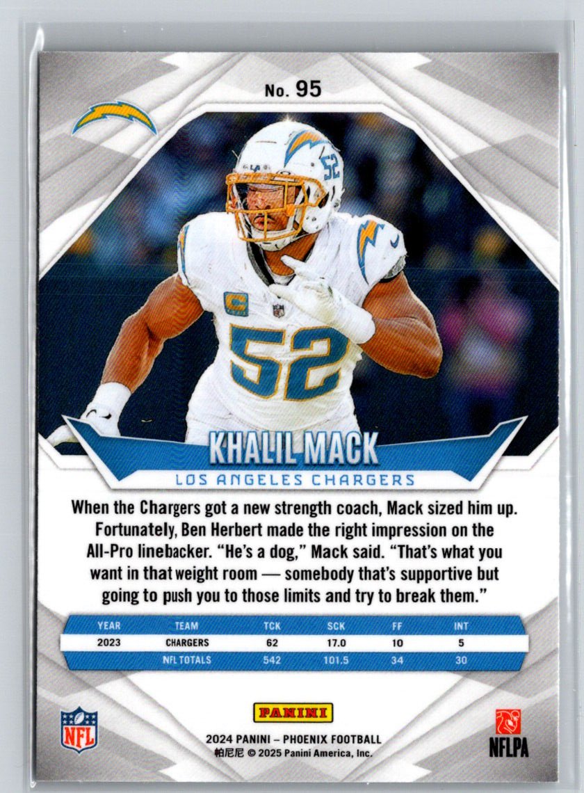 2024 Panini Phoenix #95 Khalil Mack International J21