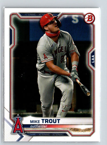 2021 Bowman #17 Mike Trout J22