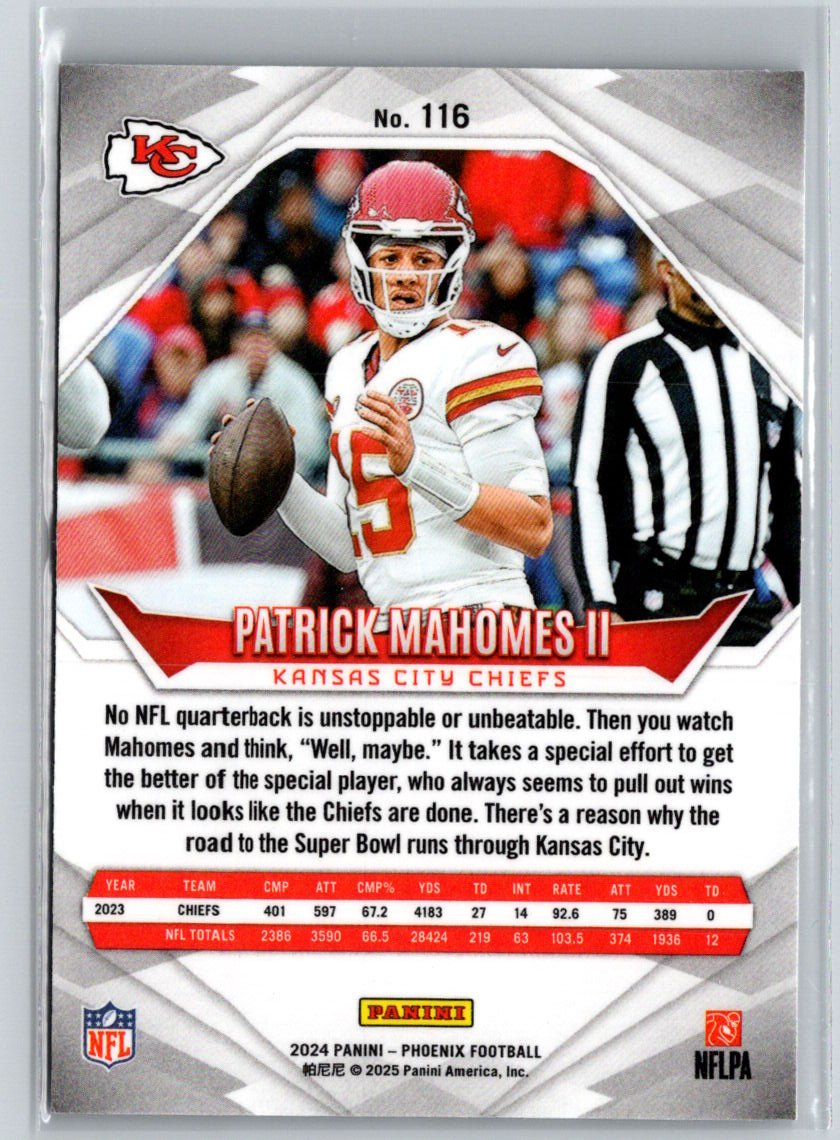 2024 Panini Phoenix #116 Patrick Mahomes II J22
