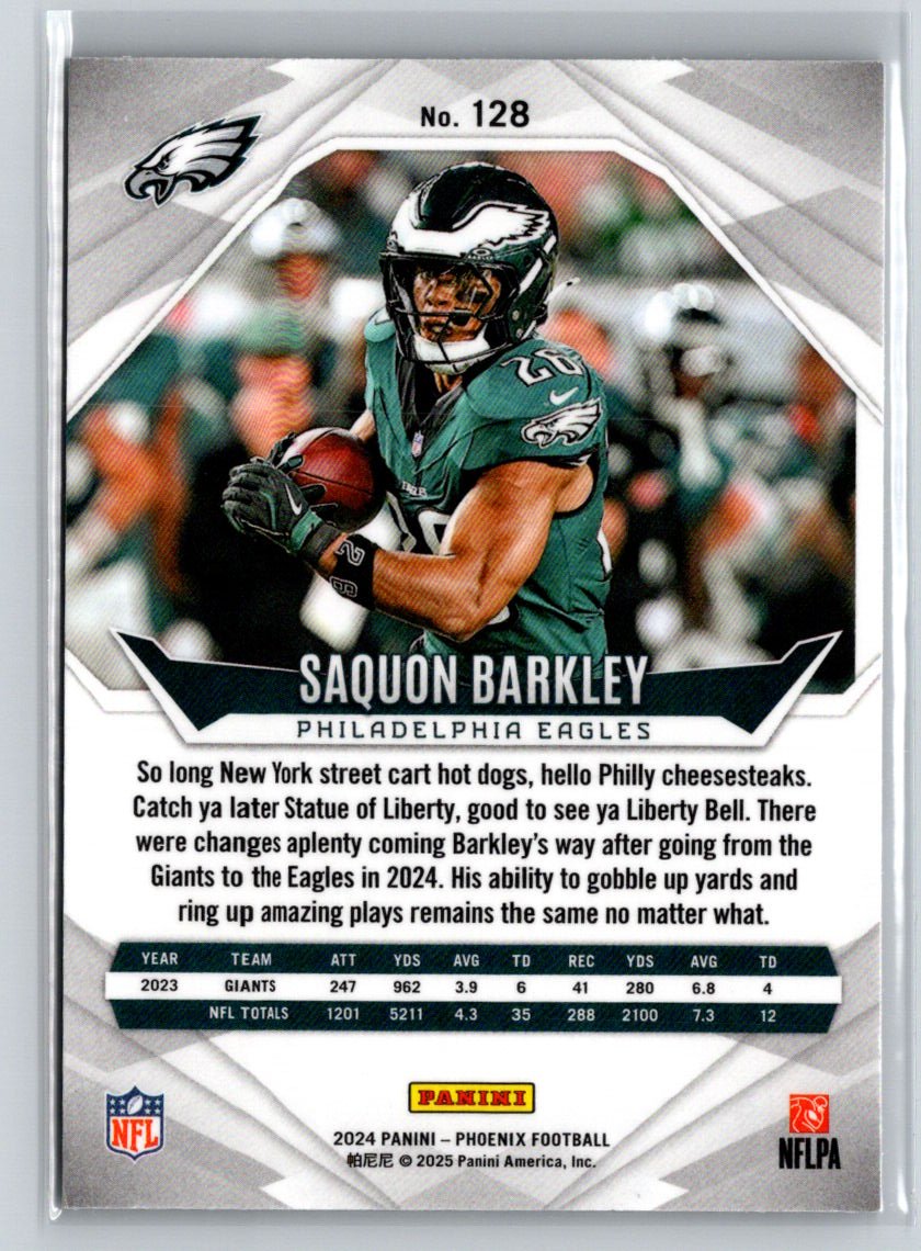 2024 Panini Phoenix #128 Saquon Barkley International J23