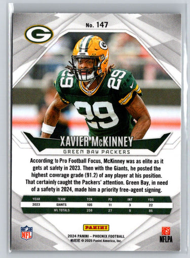 2024 Panini Phoenix #147 Xavier McKinney International J23
