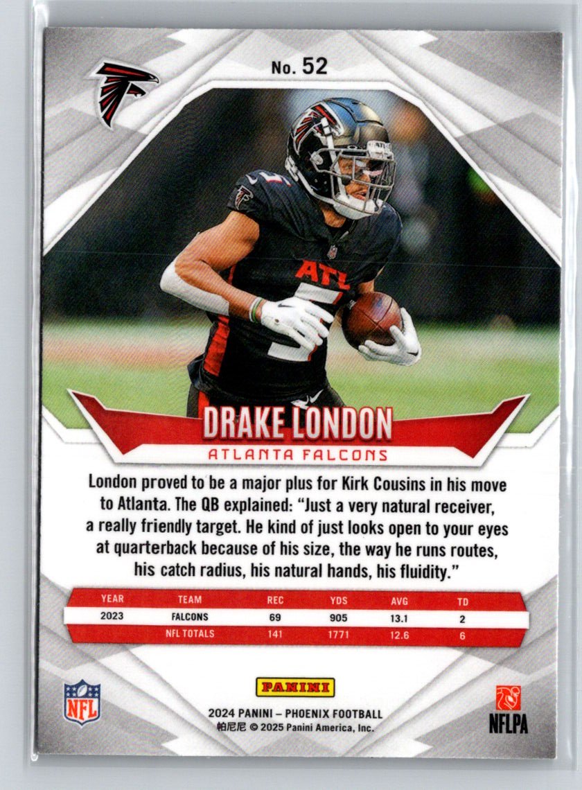 2024 Panini Phoenix #52 Drake London International J23
