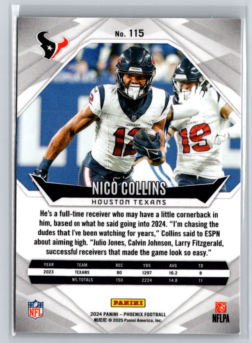 2024 Panini Phoenix #115 Nico Collins International J23