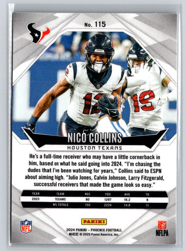 2024 Panini Phoenix #115 Nico Collins International J23