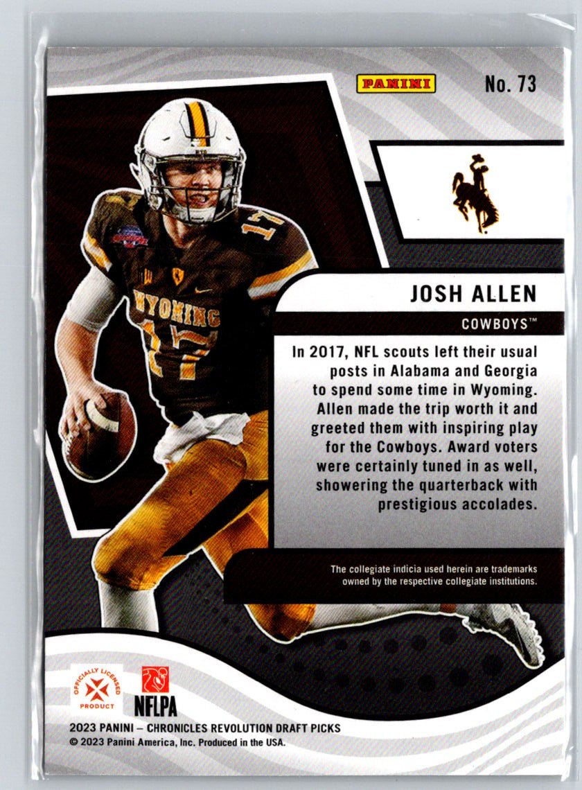 2023 Panini Chronicles Draft Picks #73 Josh Allen Revolution J24