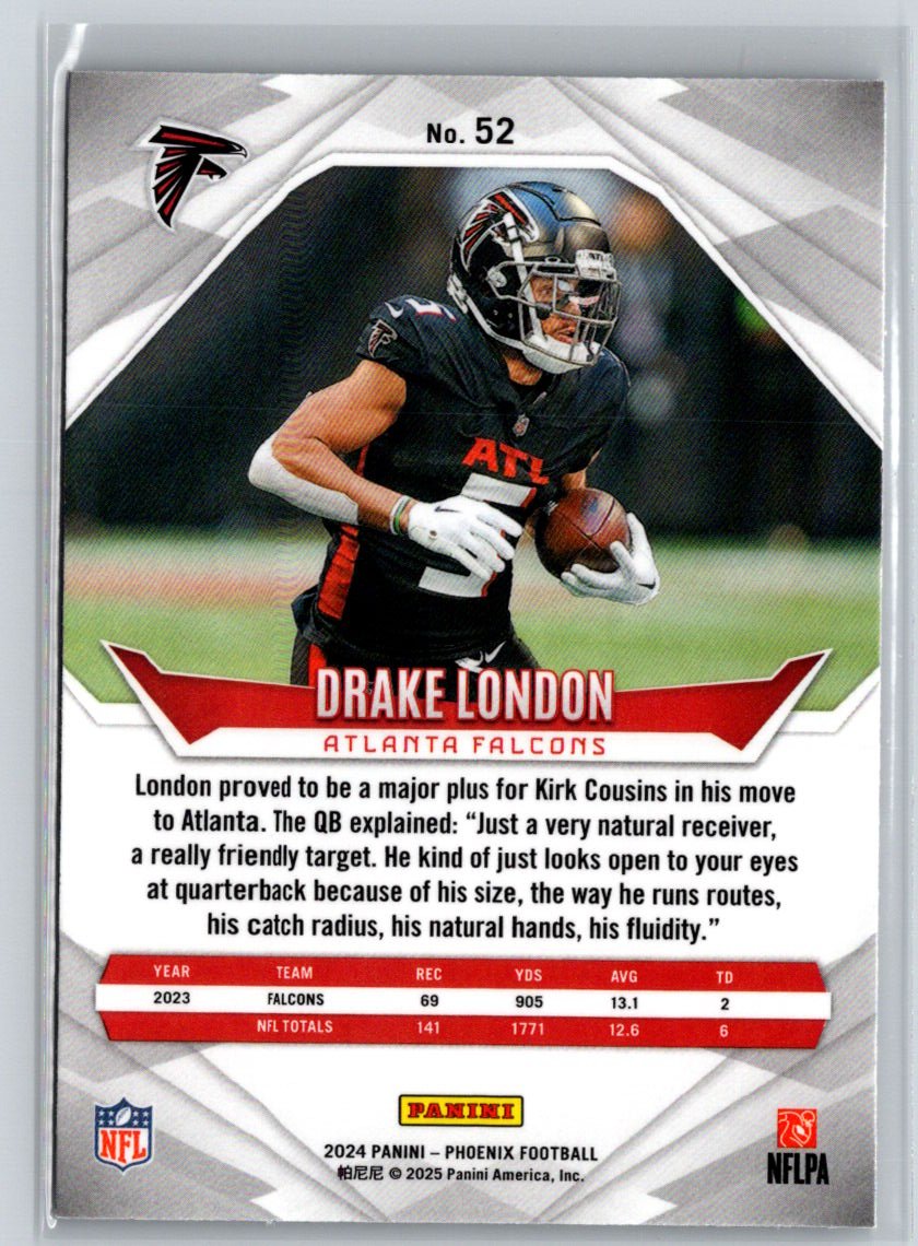 2024 Panini Phoenix #52 Drake London International J24