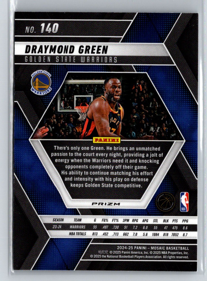 2024-25 Panini Mosaic #140 Draymond Green Silver J25