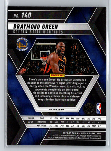 2024-25 Panini Mosaic #140 Draymond Green Silver J25