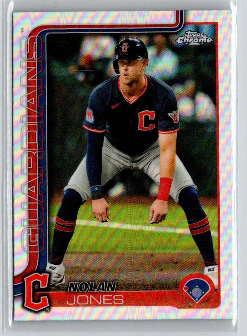 2025 Topps Chrome #32 Nolan Jones Refractors J25