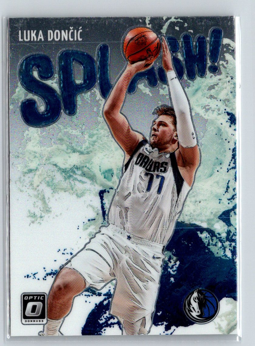 2021-22 Donruss Optic #4 Luka Doncic Splash! J25
