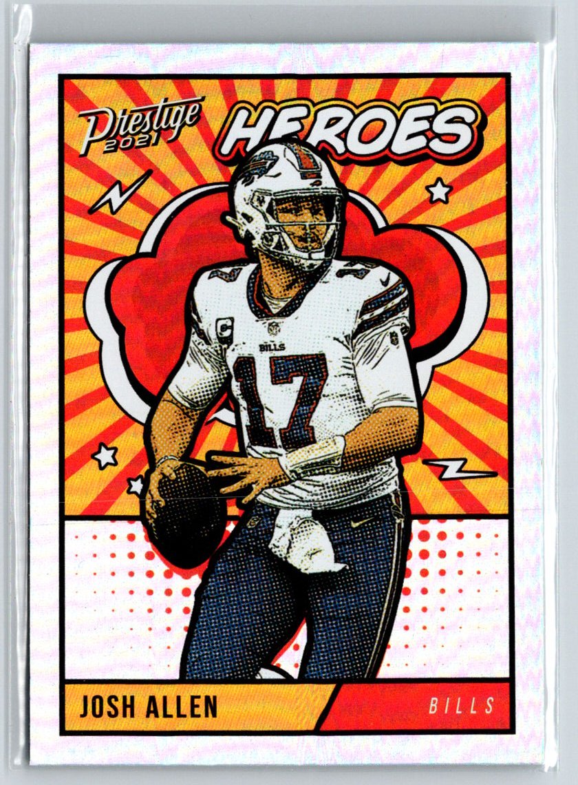 2021 Panini Prestige #HE-7 Josh Allen Heroes J25