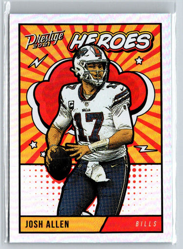 2021 Panini Prestige #HE-7 Josh Allen Heroes J25