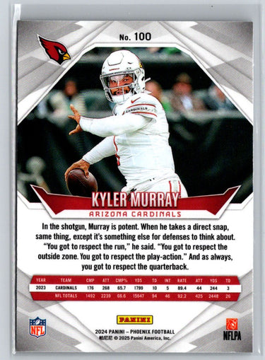 2024 Panini Phoenix #100 Kyler Murray International J26