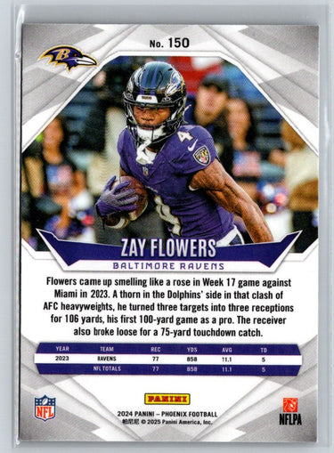 2024 Panini Phoenix #150 Zay Flowers International J26