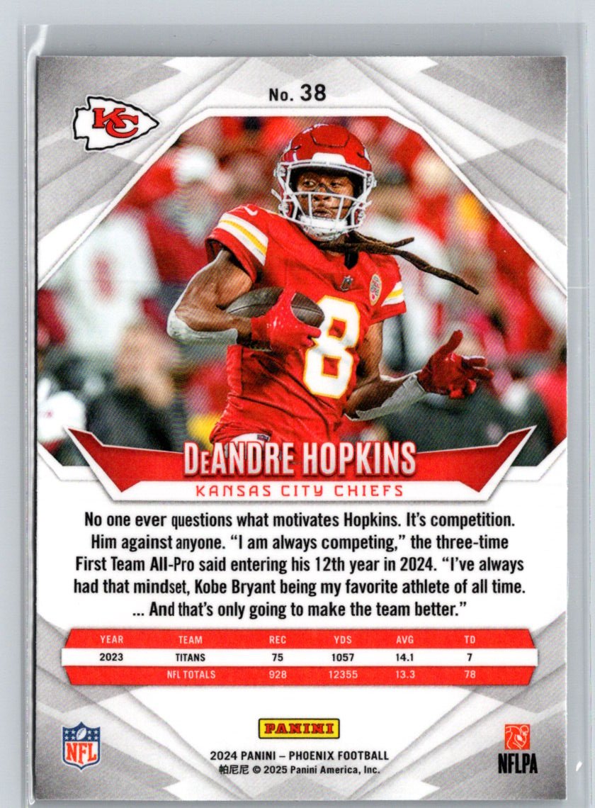 2024 Panini Phoenix #38 DeAndre Hopkins International J27