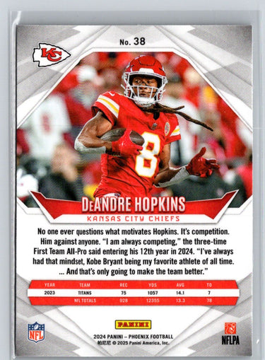 2024 Panini Phoenix #38 DeAndre Hopkins International J27