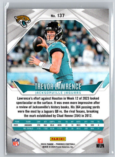 2024 Panini Phoenix #137 Trevor Lawrence International J28
