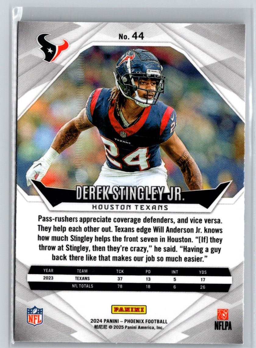 2024 Panini Phoenix #44 Derek Stingley Jr. International J28