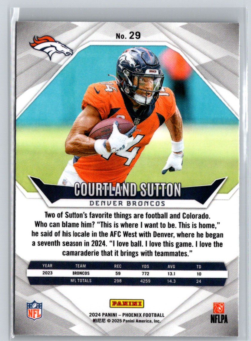 2024 Panini Phoenix #29 Courtland Sutton International J28