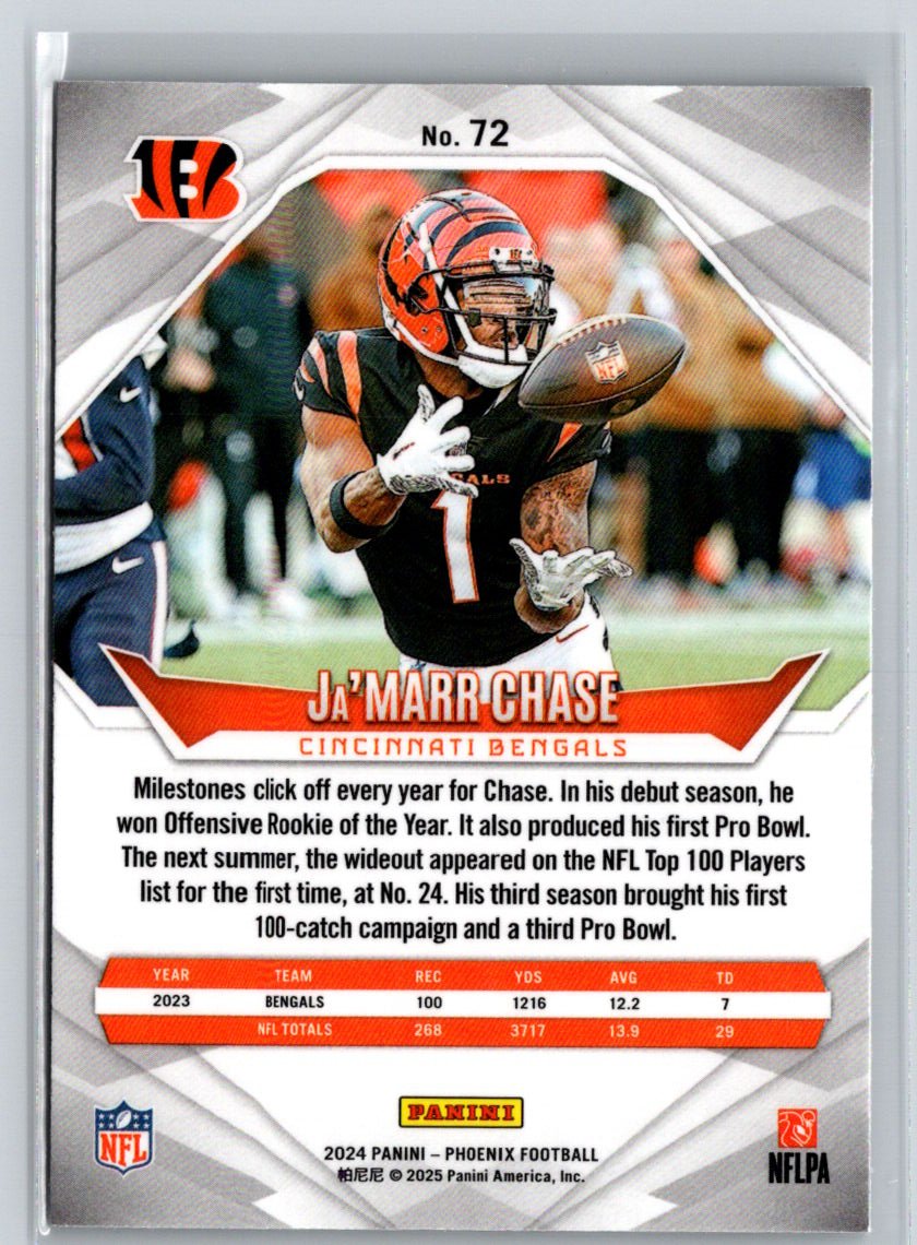 2024 Panini Phoenix #72 Ja'Marr Chase International J28