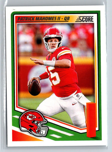 2025 Score #100 Patrick Mahomes II J28