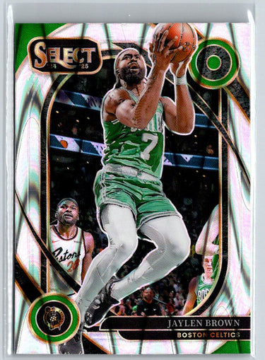 2024-25 Panini Select #254 Jaylen Brown Silver Prizm J30