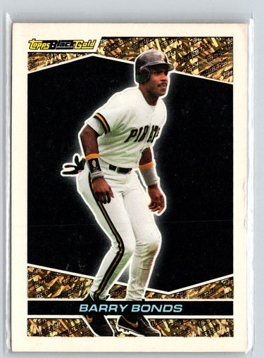 1993 Topps #1 Barry Bonds Black Gold J30