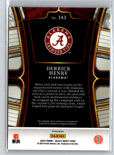2023 Panini Select Draft Picks #143 Derrick Henry Red Lazer Prizm J31
