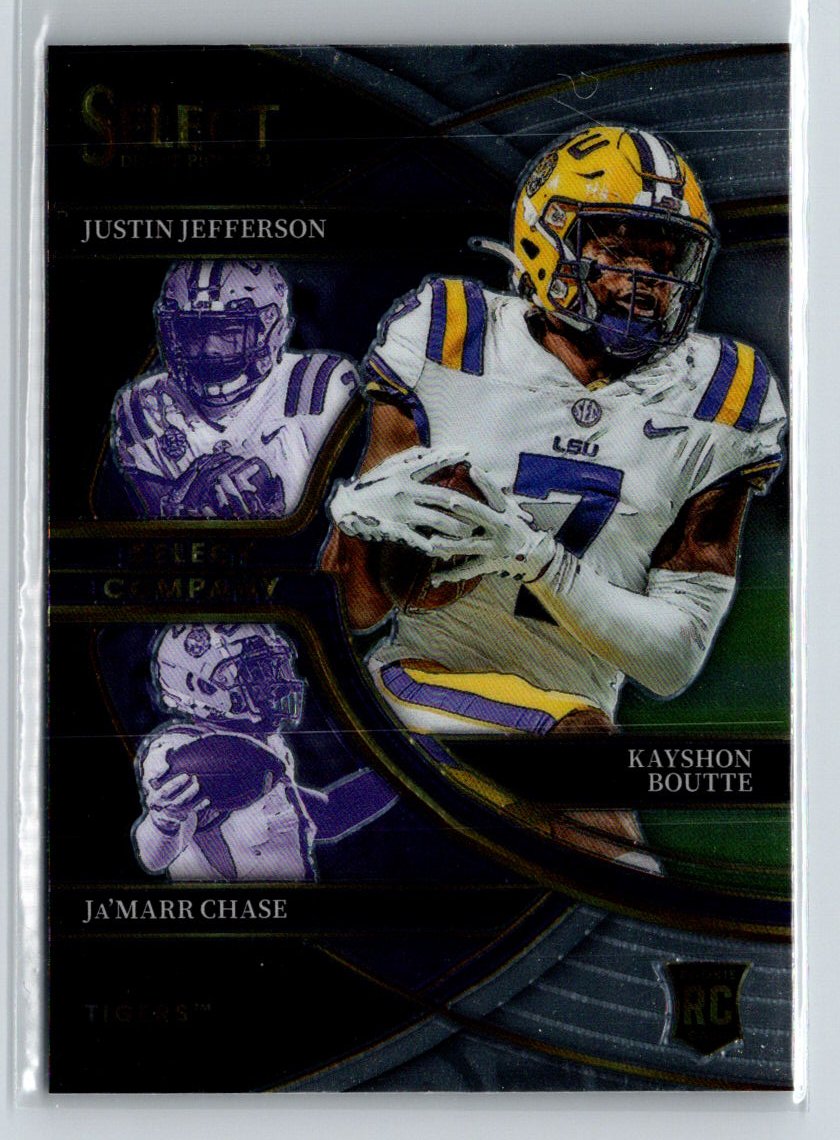 2023 Panini Select Draft Picks #SC-LS Ja'Marr Chase Justin Jefferson Boutte J32