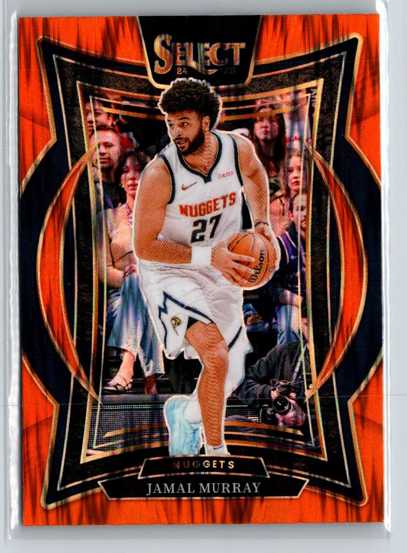 2024-25 Panini Select #52 Jamal Murray Orange Tectonic Prizm J33