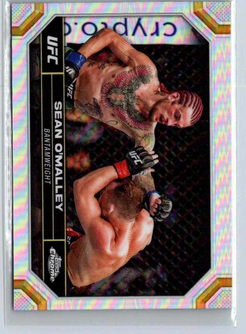 2024 Topps Chrome UFC #173 Sean O'Malley Refractor J35