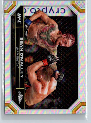 2024 Topps Chrome UFC #173 Sean O'Malley Refractor J35
