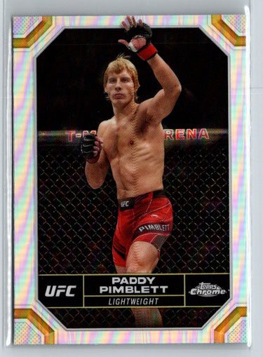 2024 Topps Chrome UFC #151 Paddy Pimblett Refractor J35