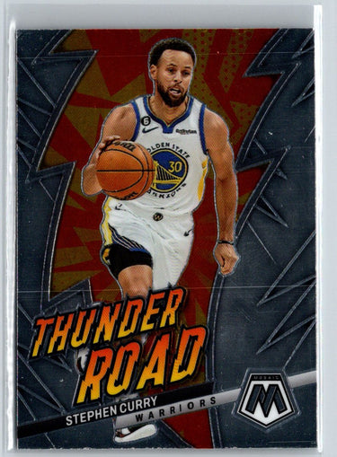 2022-23 Panini Mosaic #12 Stephen Curry Thunder Road J36