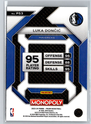 2023-24 Panini Prizm Monopoly #PS3 Luka Doncic All-Star J36
