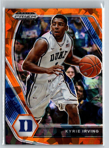 2021 Panini Prizm Draft Picks #62 Kyrie Irving Orange Ice J37