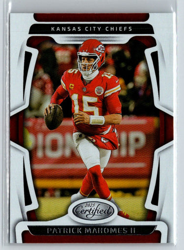 2025 Panini Certified #51 Patrick Mahomes II J37
