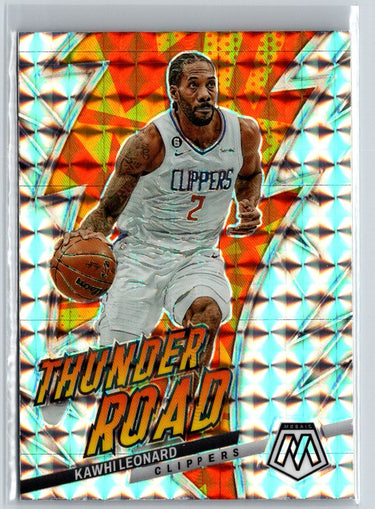2022-23 Panini Mosaic #8 Kawhi Leonard Thunder Road Mosaic J38